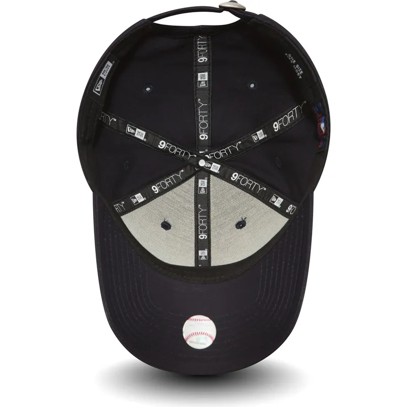 New Era 9FORTY Stretch Snap Tab New York Yankees MLB Navy Blue and