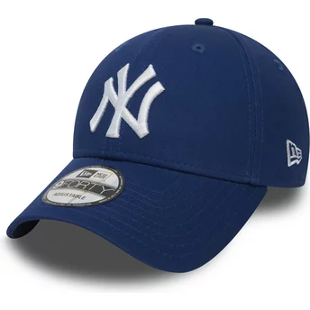 New Era Curved Brim 9FORTY Essential New York Yankees MLB Blue Adjustable Cap