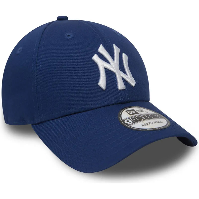 niebieska-regulowana-czapka-z-zakrzywionym-daszkiem-9forty-essential-new-york-yankees-mlb-new-era