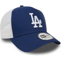 new-era-clean-a-frame-los-angeles-dodgers-mlb-trucker-cap-blau-