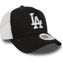 new-era-clean-a-frame-los-angeles-dodgers-mlb-trucker-cap-schwarz