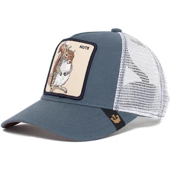 gorra-trucker-azul-para-nino-ardilla-silly-kids-de-goorin-bros