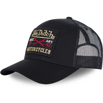 Ρυθμιζόμενο μαύρο καπέλο με καμπύλη BLACKY2 της Von Dutch