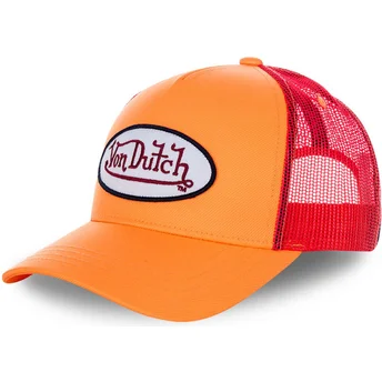 Καπέλο trucker πορτοκαλί και κόκκινο FRESH03 της Von Dutch