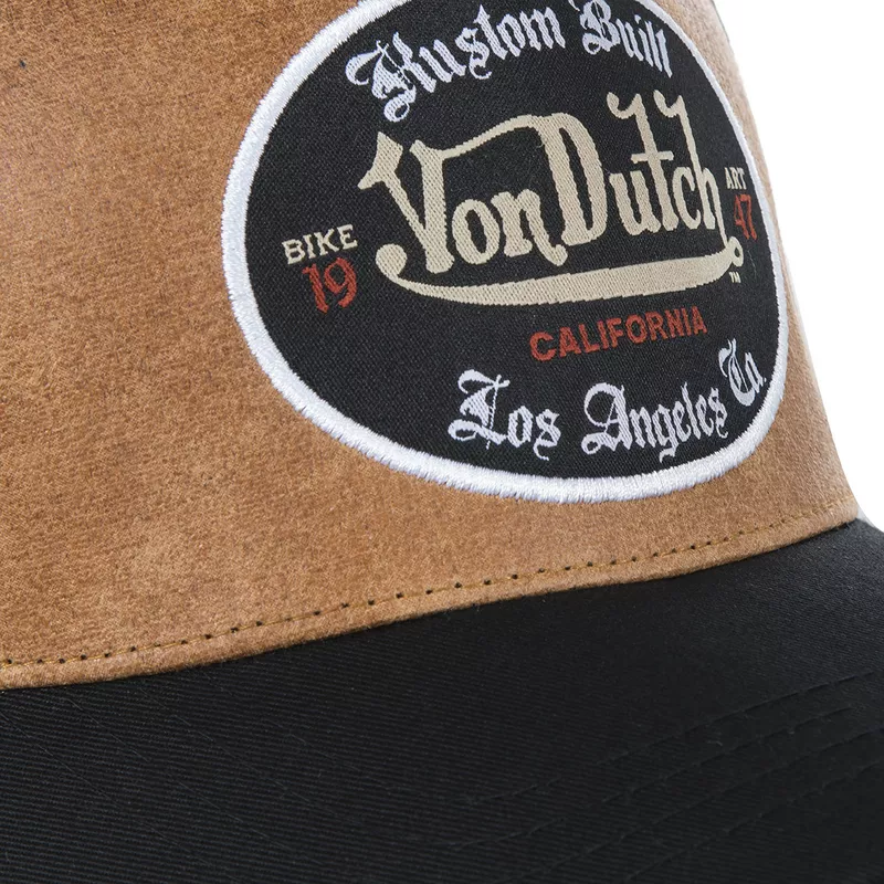 Von Dutch GRL Brown and Black Trucker Hat