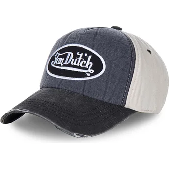 Von Dutch Curved Brim JACK7 Adjustable Cap marineblau und weiß