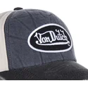 von-dutch-curved-brim-jack7-adjustable-cap-marineblau-und-weiss