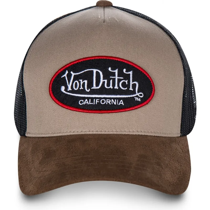 trucker-kappe-beige-suede-von-von-dutch