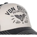 weisse-und-schwarze-verstellbare-curved-cap-crew2-von-von-dutch