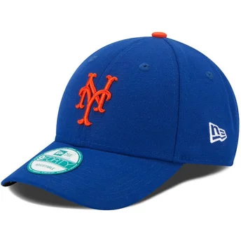 Gorra curva azul ajustable 9FORTY The League de New York Mets MLB de New Era