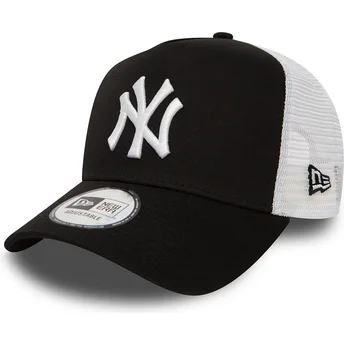 gorra-trucker-negra-clean-a-frame-2-de-new-york-yankees-mlb-de-new-era