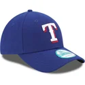 gorra-curva-azul-ajustable-9forty-the-league-de-texas-rangers-mlb-de-new-era