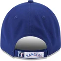 gorra-curva-azul-ajustable-9forty-the-league-de-texas-rangers-mlb-de-new-era