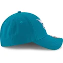 new-era-curved-brim-9forty-the-league-charlotte-hornets-nba-adjustable-cap-blau