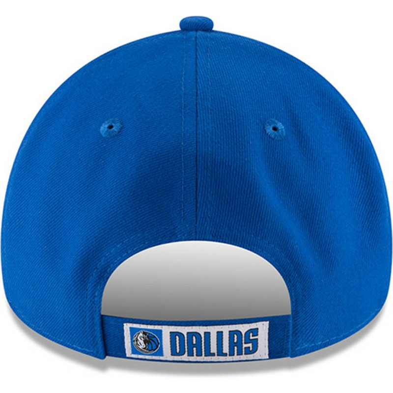new-era-curved-brim-9forty-the-league-dallas-mavericks-nba-blue-adjustable-cap