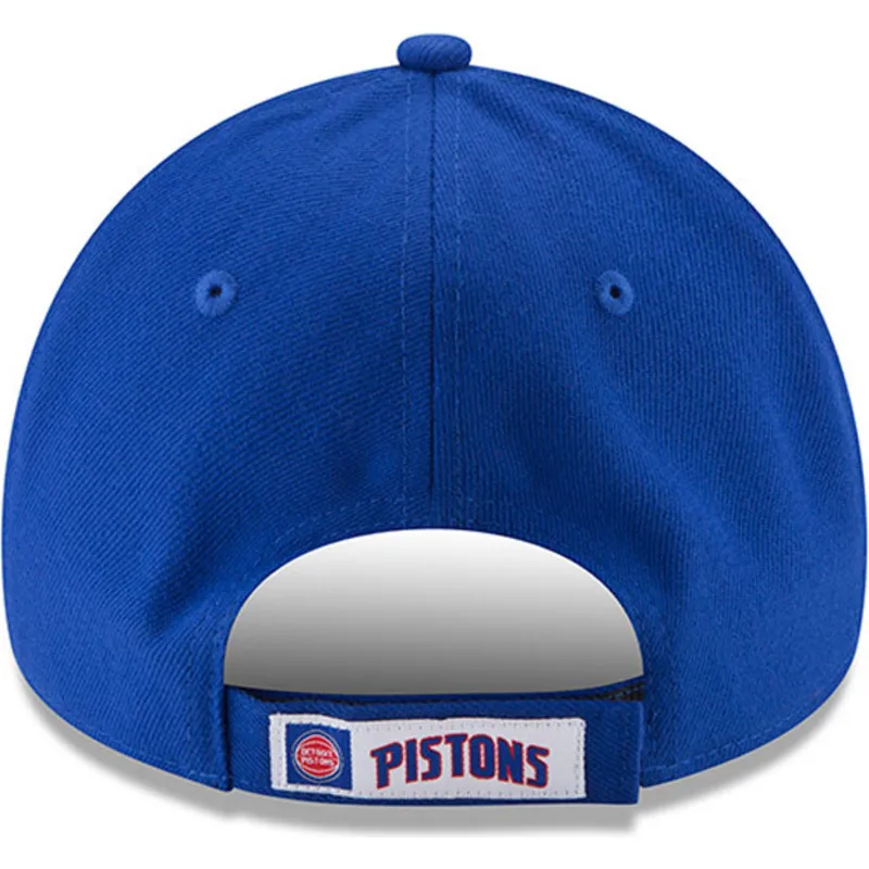 blaue-verstellbare-curved-cap-9forty-the-league-der-detroit-pistons-nba-von-new-era