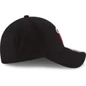 schwarze-verstellbare-curved-cap-9forty-the-league-der-miami-heat-nba-von-new-era