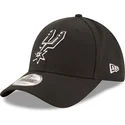 new-era-curved-brim-9forty-the-league-san-antonio-spurs-nba-adjustable-cap-schwarz