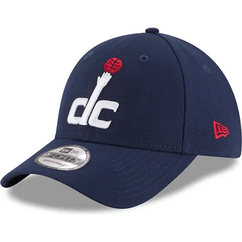 Gorra curva azul marino ajustable 9FORTY The League de Washington Wizards NBA de New Era