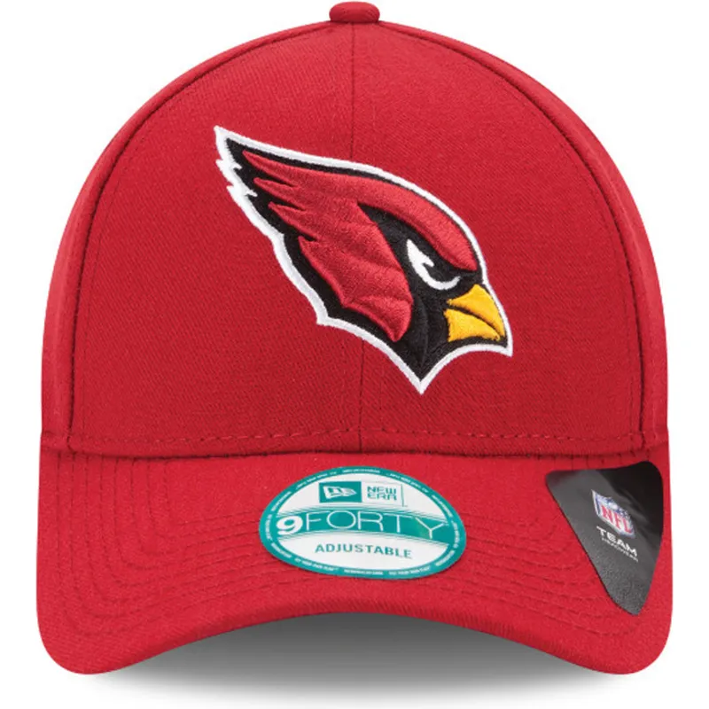 rote-verstellbare-curved-cap-9forty-the-league-der-arizona-cardinals-nfl-von-new-era