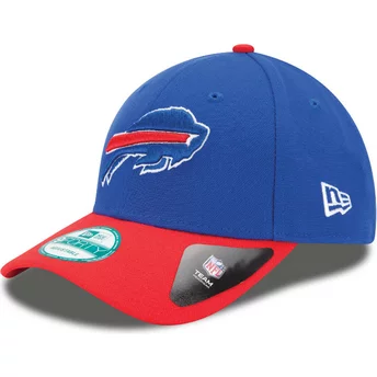 New Era Curved Brim 9FORTY The League Buffalo Bills NFL Blue and Red Adjustable Cap