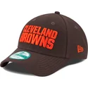 gorra-curva-marron-ajustable-9forty-the-league-de-cleveland-browns-nfl-de-new-era