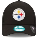 gorra-curva-negra-ajustable-9forty-the-league-de-pittsburgh-steelers-nfl-de-new-era