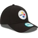 gorra-curva-negra-ajustable-9forty-the-league-de-pittsburgh-steelers-nfl-de-new-era