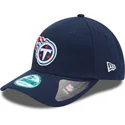 gorra-curva-azul-marino-ajustable-9forty-the-league-de-tennessee-titans-nfl-de-new-era