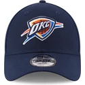 casquette-courbee-bleue-marine-ajustable-9forty-the-league-oklahoma-city-thunder-nba-new-era