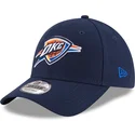 casquette-courbee-bleue-marine-ajustable-9forty-the-league-oklahoma-city-thunder-nba-new-era