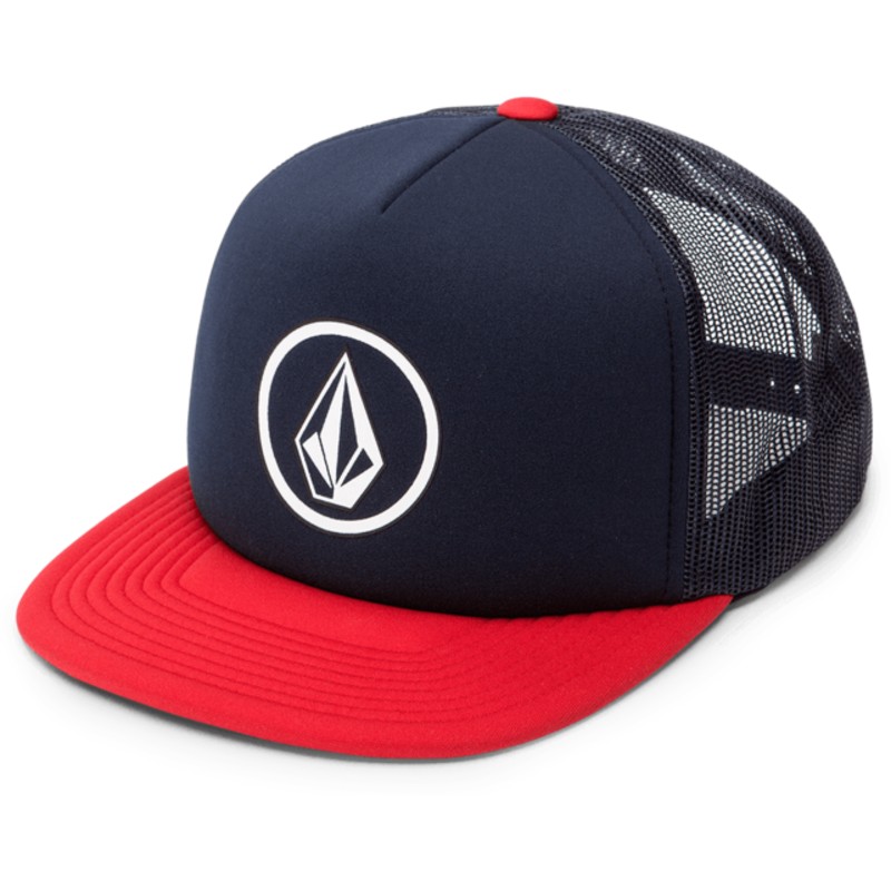 volcom-engine-red-full-frontal-cheese-navy-blue-trucker-hat-with-red-visor