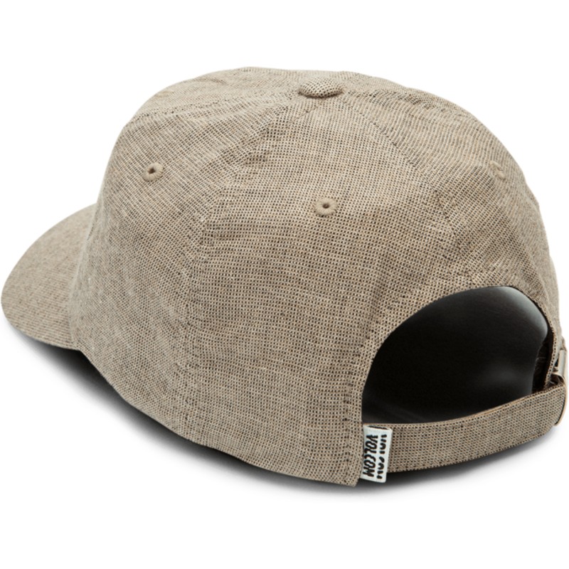 volcom-curved-brim-clay-pixel-stone-grey-adjustable-cap