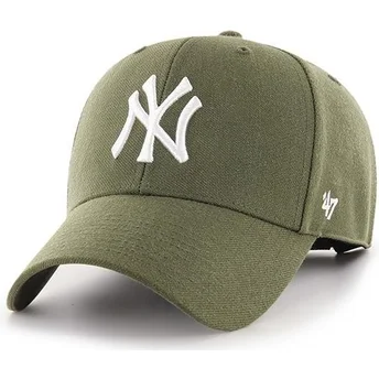 Καπέλο με καμπύλη πράσινο των New York Yankees MLB MVP από 47 Brand