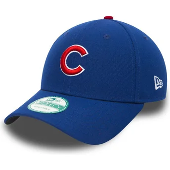 Gorra curva azul ajustable 9FORTY The League de Chicago Cubs MLB de New Era