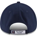 new-era-curved-brim-9forty-the-league-new-orleans-pelicans-nba-adjustable-cap-verstellbar-marineblau