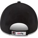 gorra-curva-negra-ajustable-9forty-the-league-de-portland-trail-blazers-nba-de-new-era