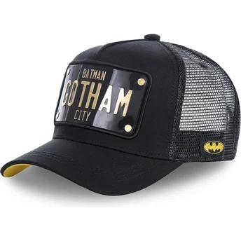 Καπέλο trucker μαύρο με πλάκα Batman Gotham City BATP1 DC Comics από Capslab