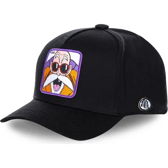 casquette-courbee-noire-snapback-master-roshi-kamb-dragon-ball-capslab