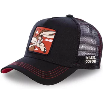 Capslab Wile E. Coyote COY1 Looney Tunes Black Trucker Hat
