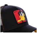 capslab-daffy-duck-daf1-looney-tunes-trucker-cap-schwarz