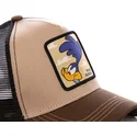 capslab-road-runner-roa2-looney-tunes-trucker-cap-braun