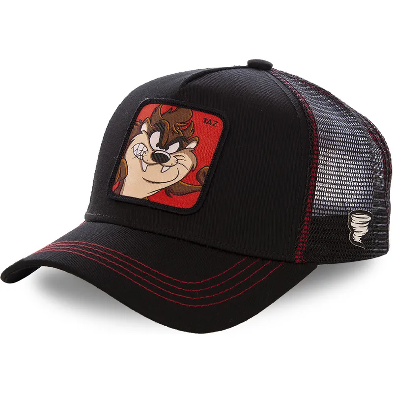 schwarze-trucker-cap-tasmanischer-teufel-taz1-looney-tunes-von-capslab
