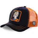 schwarze-und-orangefarbene-son-goku-super-saiyan-go3-dragon-ball-trucker-kappe-von-capslab