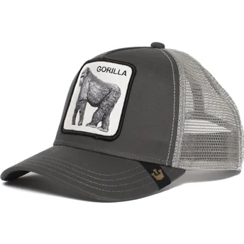 casquette-trucker-grise-gorille-king-of-the-jungle-goorin-bros