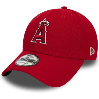Röd böjd justerbar keps 9FORTY The League från Los Angeles Angels MLB av New Era