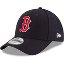 new-era-curved-brim-9forty-the-league-boston-red-sox-mlb-adjustable-cap-marineblau