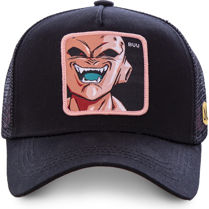 capslab-kid-buu-buu-dragon-ball-black-trucker-hat