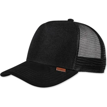 Schwarze Suelin Trucker-Kappe von Djinns