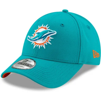 gorra-curva-azul-ajustable-9forty-the-league-de-miami-dolphins-nfl-de-new-era